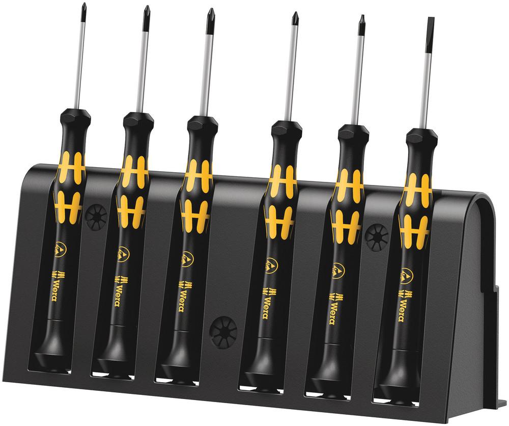 1550/6 ESD Screwdriver set for electronic applications<span class=' ItemWarning' style='display:block;'>Item is usually in stock, but we&#39;ll be in touch if there&#39;s a problem<br /></span>