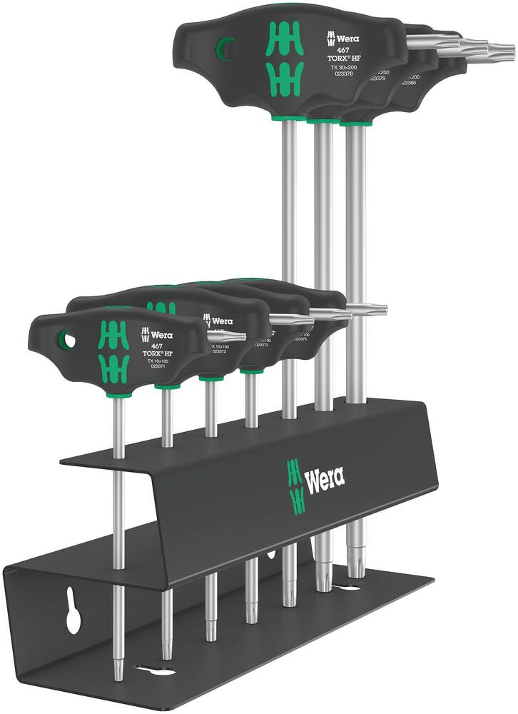 467/7 TORX® HF Set 2 Screwdriver set T-handle TORX® screwdrivers with holding function, 7 pieces<span class=' ItemWarning' style='display:block;'>Item is usually in stock, but we&#39;ll be in touch if there&#39;s a problem<br /></span>