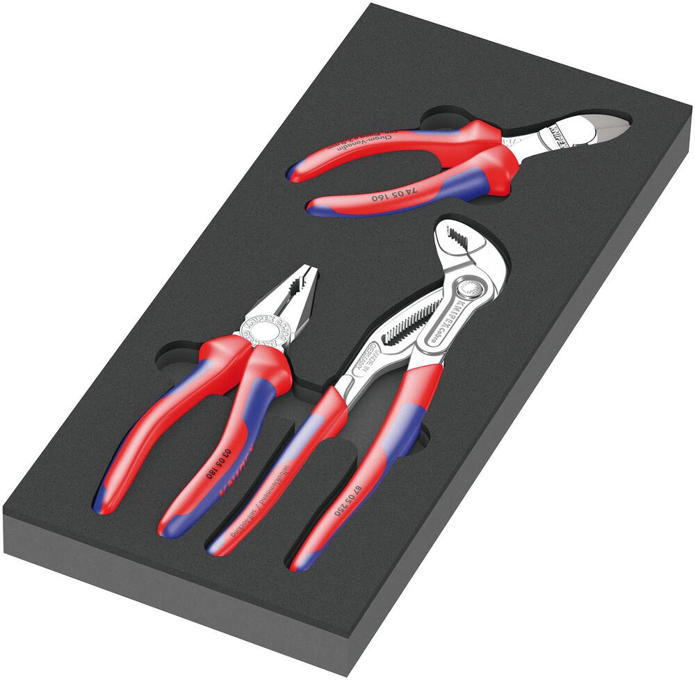 9780 Foam Insert &#34;Knipex Plier Set 1&#34;<span class=' ItemWarning' style='display:block;'>Item is usually in stock, but we&#39;ll be in touch if there&#39;s a problem<br /></span>