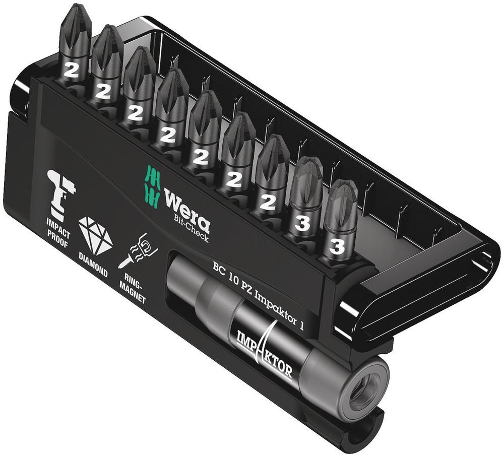 BIT-CHECK 10 PZ IMPAKTOR 1 BITS-ASSORTMENT<span class=' ItemWarning' style='display:block;'>Item is usually in stock, but we&#39;ll be in touch if there&#39;s a problem<br /></span>