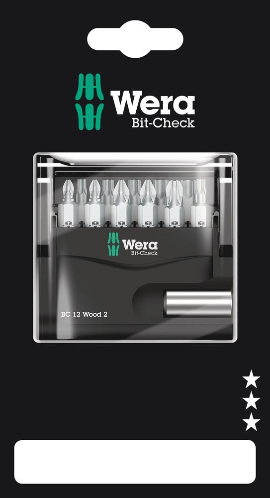 Bit-Check 12 Wood 2 SB Bits assortment<span class=' ItemWarning' style='display:block;'>Item is usually in stock, but we&#39;ll be in touch if there&#39;s a problem<br /></span>