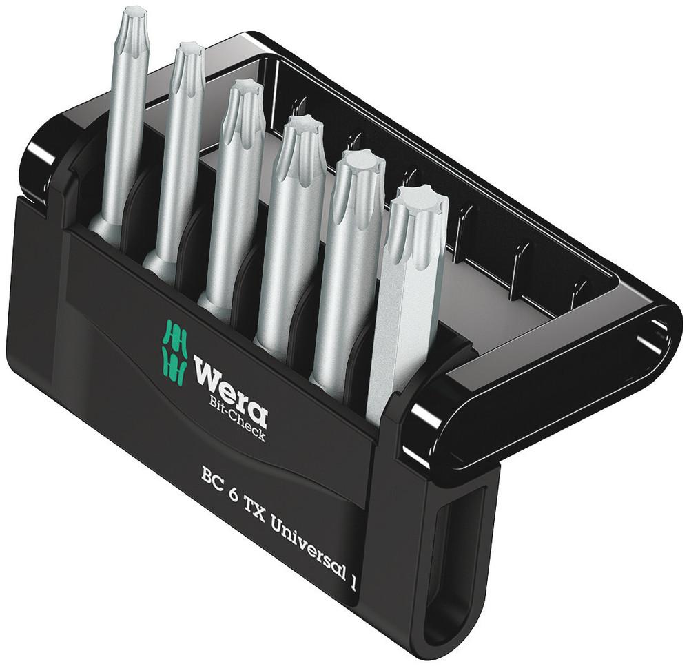BIT-CHECK 6 TX UNIVERSAL 1 BITS FOR TX SCREWS<span class=' ItemWarning' style='display:block;'>Item is usually in stock, but we&#39;ll be in touch if there&#39;s a problem<br /></span>