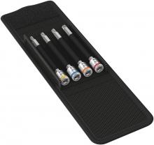 Wera Tools 05003375001 - 8767 A Torx HF 1 Zyklop bit socket set, with holding function, 1/4", 4 pieces