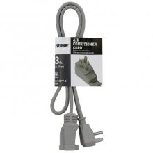 Prime Wire & Cable EC680503L - 3ft. 14/3 SPT-3 Gray Air Conditioner Cord