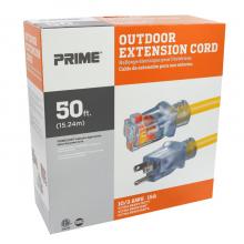 Prime Wire & Cable EC511930 - 50ft 10/3 SJTW Yellow Lighted End