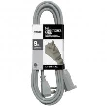 Prime Wire & Cable EC680509L - 9ft. 14/3 SPT-3 Gray Air Conditioner Cord