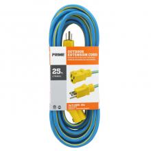 Prime Wire & Cable KC506725 - 25ft. 14/3 SJTW Blue/Yellow Outdoor Extension Cord