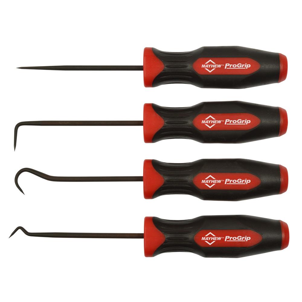 MAYHEW PROâ„¢ 4 PC PROGRIP Miniature Pick Set 13090 Made in the USA<span class=' ItemWarning' style='display:block;'>Item is usually in stock, but we&#39;ll be in touch if there&#39;s a problem<br /></span>