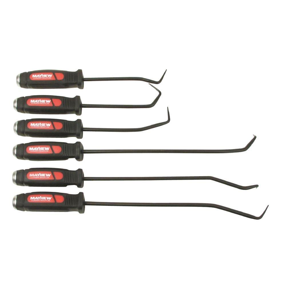 MAYHEW PROâ„¢ DOMINATORâ„¢ 6PC PROFESSIONAL HOOK & PICK SET 60002 Made in the USA<span class=' ItemWarning' style='display:block;'>Item is usually in stock, but we&#39;ll be in touch if there&#39;s a problem<br /></span>