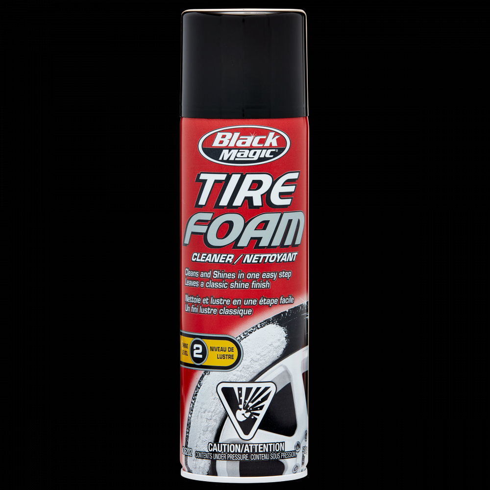 Black Magic® Tire Foam Cleaner #2, 510g Aerosol<span class=' ItemWarning' style='display:block;'>Item is usually in stock, but we&#39;ll be in touch if there&#39;s a problem<br /></span>