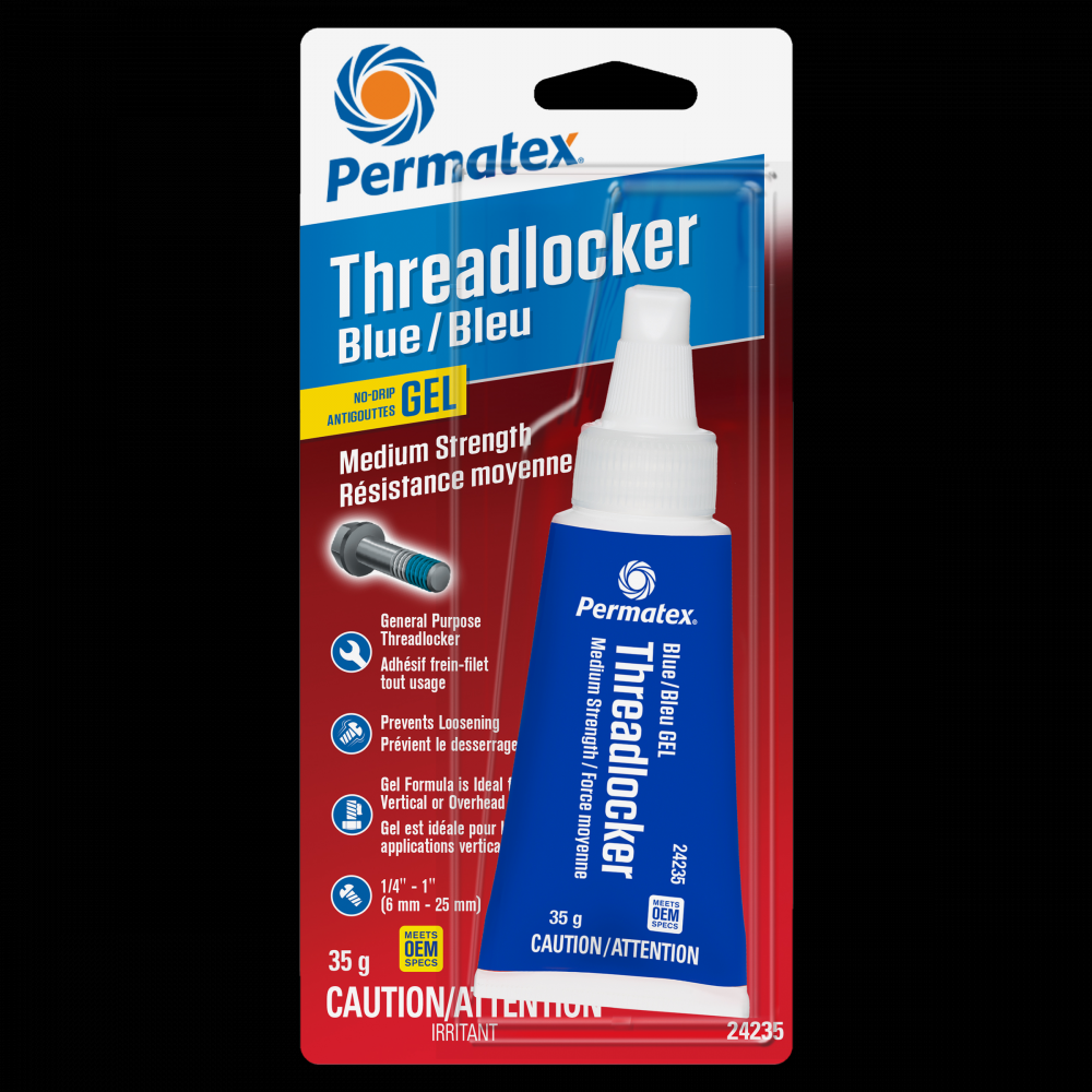 Permatex® Blue GEL Medium Strength 242 Threadlocker, 35g Tube<span class=' ItemWarning' style='display:block;'>Item is usually in stock, but we&#39;ll be in touch if there&#39;s a problem<br /></span>