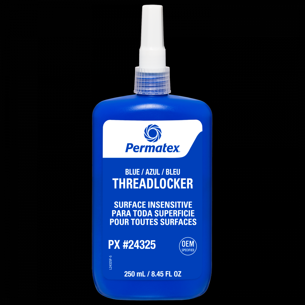 Permatex® Blue Surface Insensitive 243 Threadlocker, 250mL Bottle<span class=' ItemWarning' style='display:block;'>Item is usually in stock, but we&#39;ll be in touch if there&#39;s a problem<br /></span>