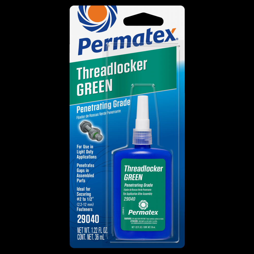 Permatex® Green Penetrating 290 Threadlocker, 36mL Bottle<span class=' ItemWarning' style='display:block;'>Item is usually in stock, but we&#39;ll be in touch if there&#39;s a problem<br /></span>
