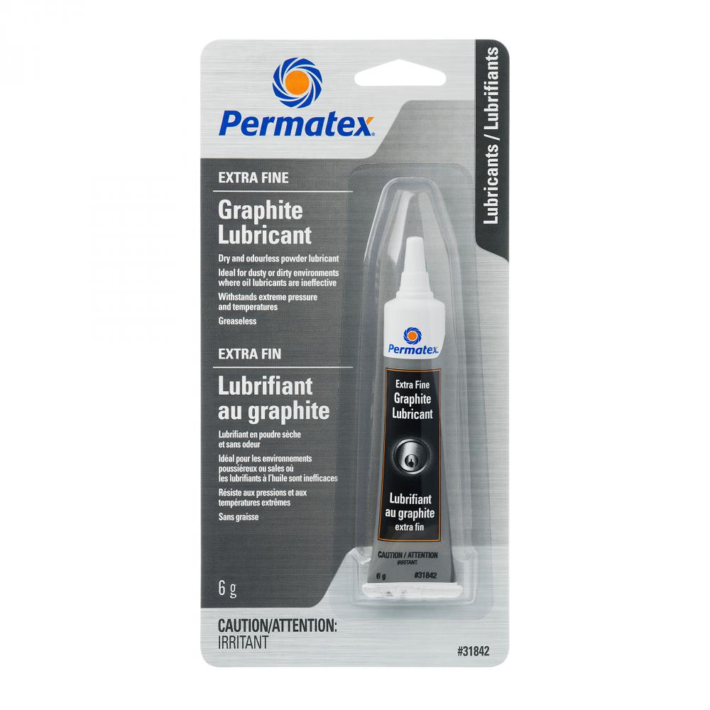 Permatex® Extra-Fine Graphite Lubricant, 6g Tube<span class=' ItemWarning' style='display:block;'>Item is usually in stock, but we&#39;ll be in touch if there&#39;s a problem<br /></span>