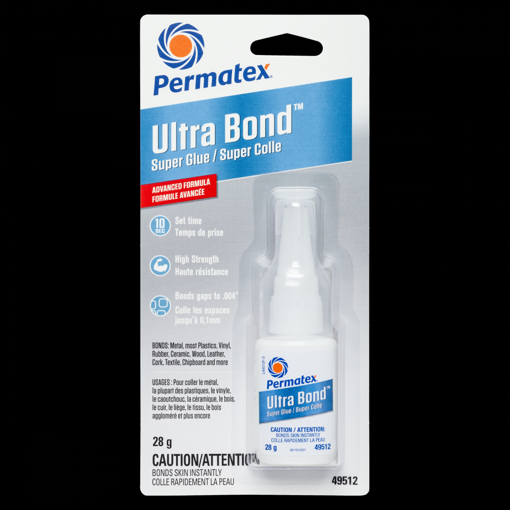 Permatex® Ultra Bond® 495 Instant Adhesive, 28g Bottle<span class=' ItemWarning' style='display:block;'>Item is usually in stock, but we&#39;ll be in touch if there&#39;s a problem<br /></span>