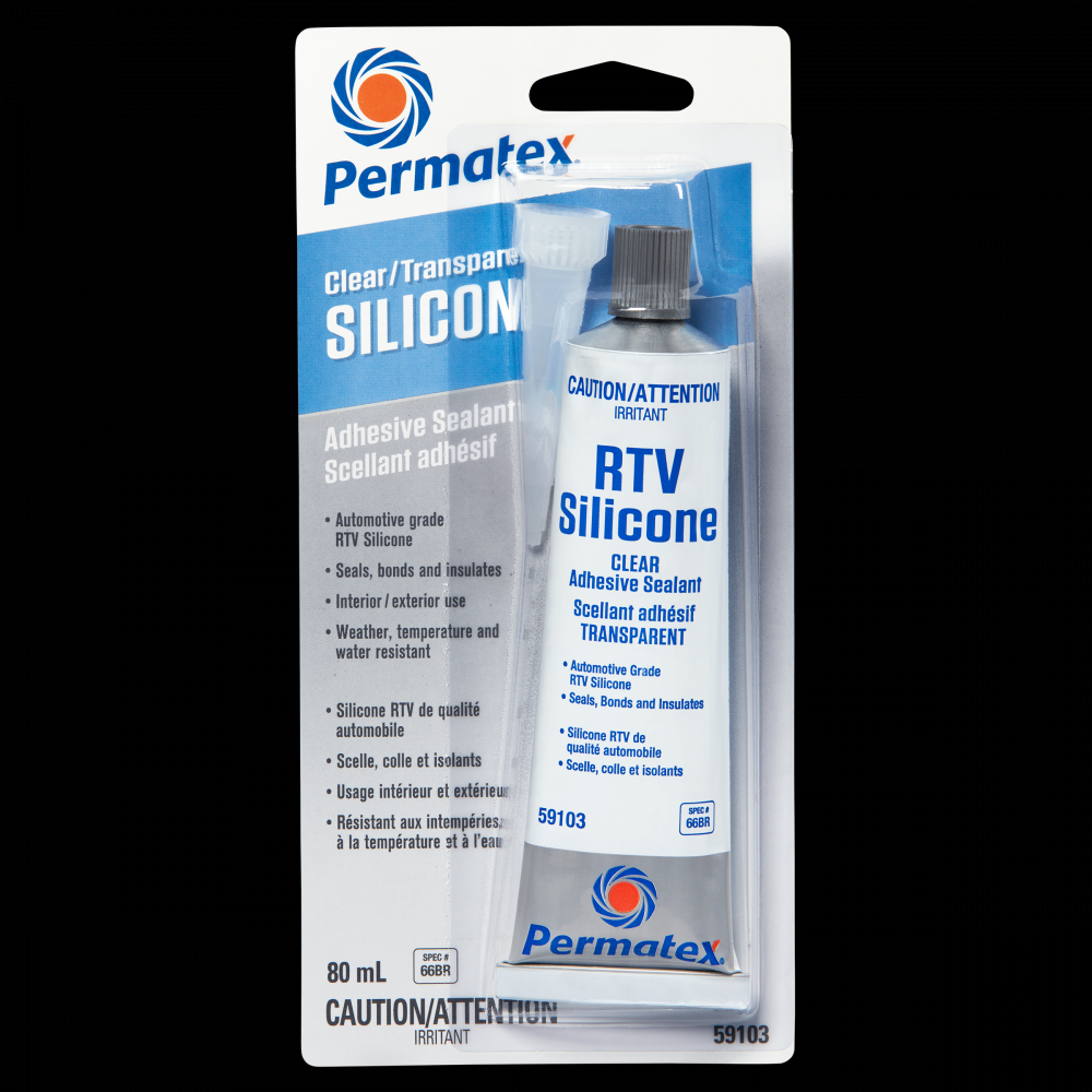 Permatex® Clear RTV Silicone Sealant 66BR, 80mL Tube<span class=' ItemWarning' style='display:block;'>Item is usually in stock, but we&#39;ll be in touch if there&#39;s a problem<br /></span>