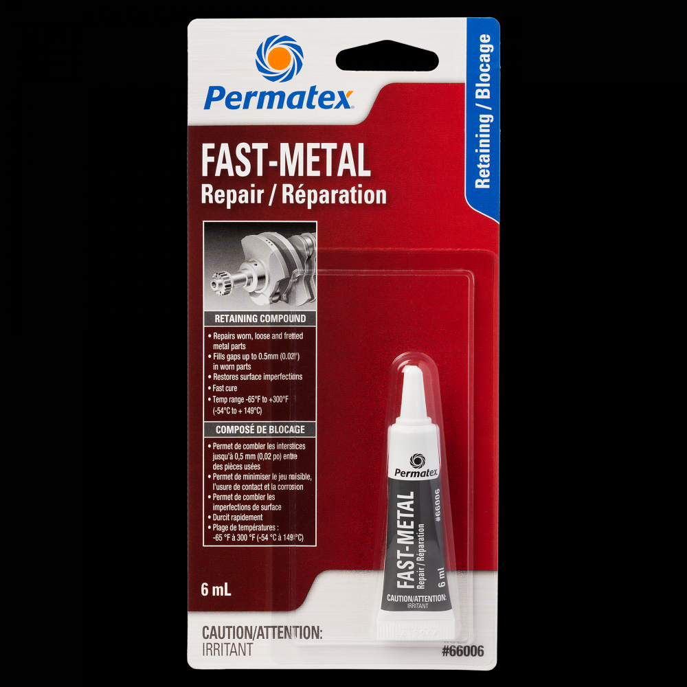 Permatex® Fast-Metal Repair 660 for Worn Parts, 6mL Tube<span class=' ItemWarning' style='display:block;'>Item is usually in stock, but we&#39;ll be in touch if there&#39;s a problem<br /></span>