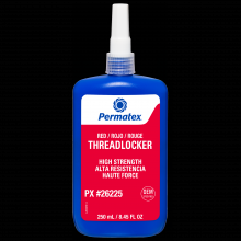 Permatex 26225 - Permatex® Red High Strength 262 Threadlocker, 250mL Bottle