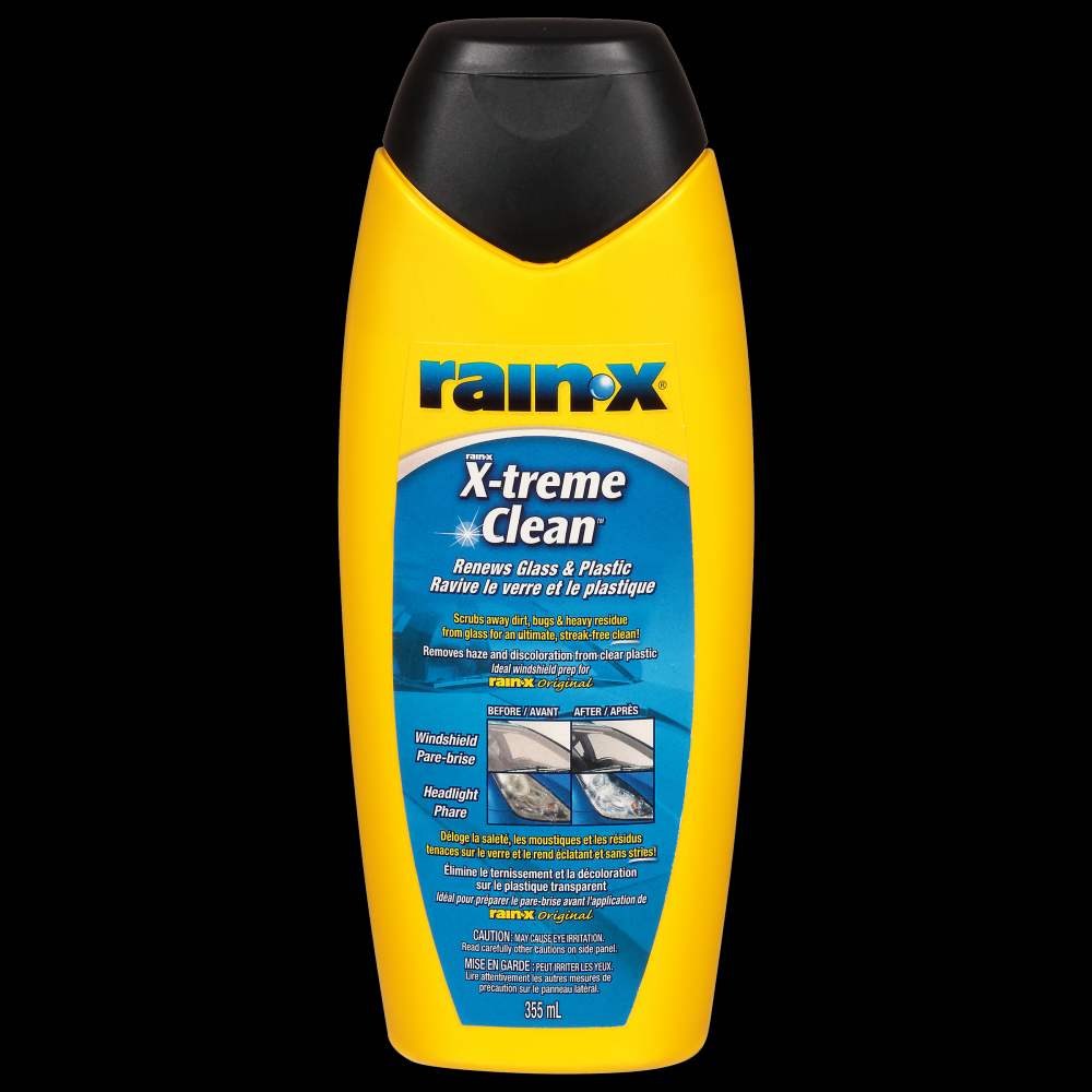 Rain-X® X-treme Clean™ Glass & Plastic Cleaner, 355mL Bottle<span class=' ItemWarning' style='display:block;'>Item is usually in stock, but we&#39;ll be in touch if there&#39;s a problem<br /></span>