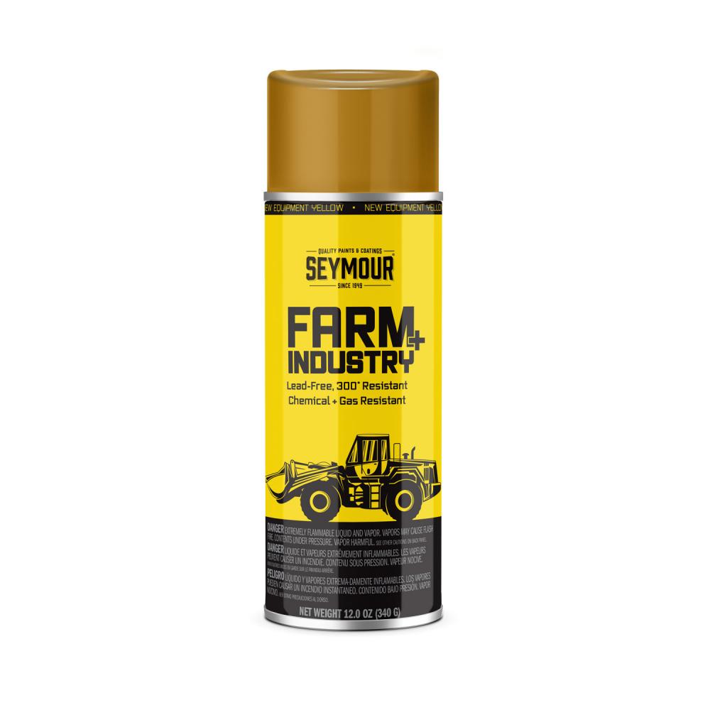 Farm and Industry Enamel High Solids Spray Paint, New Equipment Yellow (12oz.)<span class=' ItemWarning' style='display:block;'>Item is usually in stock, but we&#39;ll be in touch if there&#39;s a problem<br /></span>
