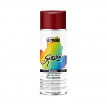 Seymour of Sycamore 0000980020 - Spruce Enamel Spray Paint, Gloss Brick Red (12 oz.)
