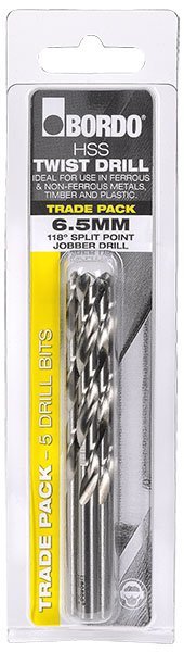 Bordo 2007-3.50TP - 3.50mm Bright HSS Jobber Drills x 10