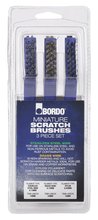 Bordo 5171-S1 - Miniature 3 Piece Scratch Brush Set
