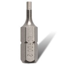 Bordo 5300-HX2X25 - 2mm Hex 25mm Insert Bit