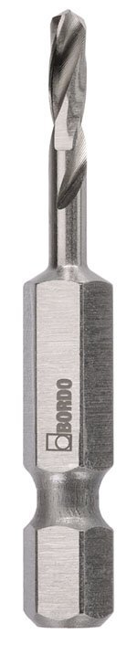 Bordo 1/8/2208 - 1/8" Bright Single Ended HSS Hex Shank Panel Drill