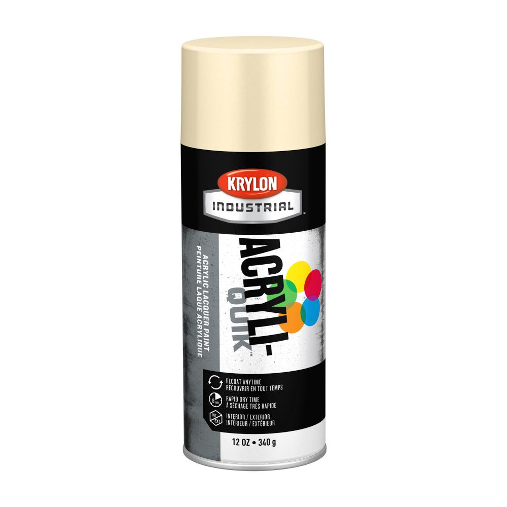 Krylon Industrial Acryli-Quik, Gloss, Almond, 12 oz.<span class=' ItemWarning' style='display:block;'>Item is usually in stock, but we&#39;ll be in touch if there&#39;s a problem<br /></span>