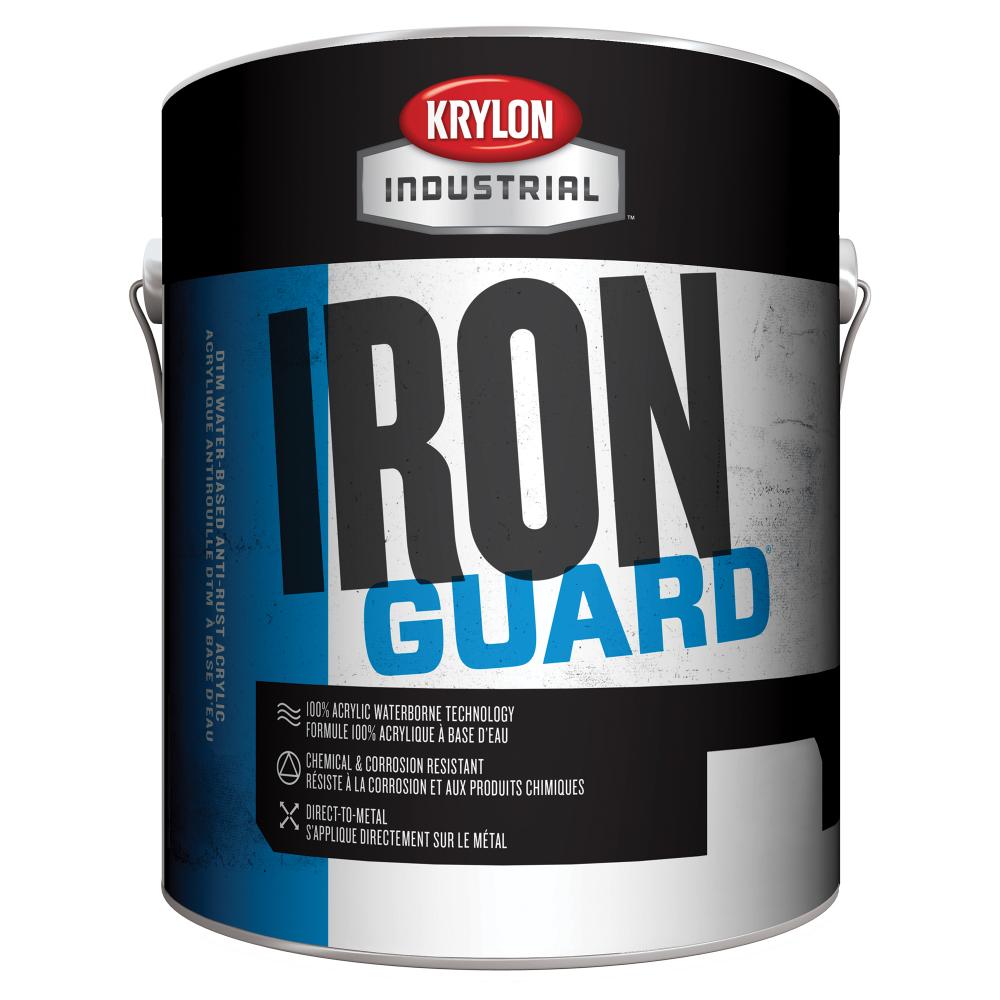 Krylon Industrial Iron Guard Water-Based Acrylic Enamel, White Primer, 1 Gallon<span class=' ItemWarning' style='display:block;'>Item is usually in stock, but we&#39;ll be in touch if there&#39;s a problem<br /></span>