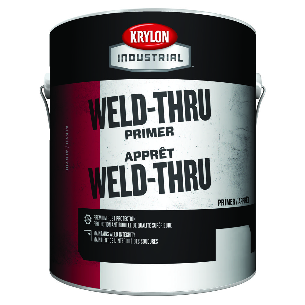 Krylon Industrial Weld-Thru Primer, Red Oxide Primer, Gallon<span class=' ItemWarning' style='display:block;'>Item is usually in stock, but we&#39;ll be in touch if there&#39;s a problem<br /></span>