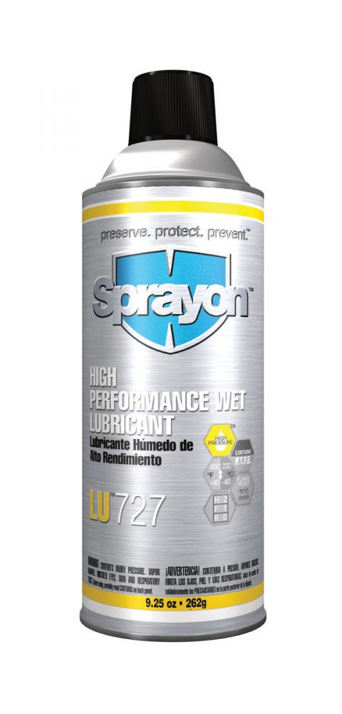 Sprayon LU727 High-Performance Wet Lubricant, 9 oz.<span class=' ItemWarning' style='display:block;'>Item is usually in stock, but we&#39;ll be in touch if there&#39;s a problem<br /></span>