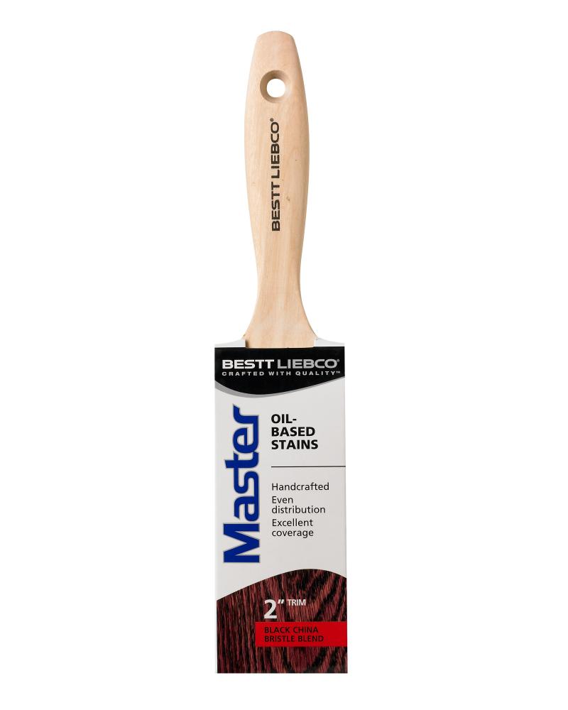 Bestt Liebco Master Oil Based Stain Trim Brush, 2 in.<span class=' ItemWarning' style='display:block;'>Item is usually in stock, but we&#39;ll be in touch if there&#39;s a problem<br /></span>