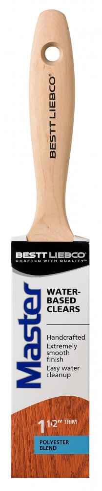 Bestt Liebco Master Water Based Clears Trim Brush, 1-1/2 in.<span class=' ItemWarning' style='display:block;'>Item is usually in stock, but we&#39;ll be in touch if there&#39;s a problem<br /></span>