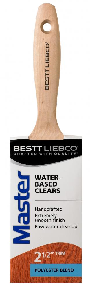 Bestt Liebco Master Water Based Clears Trim Brush, 2-1/2 in.<span class=' ItemWarning' style='display:block;'>Item is usually in stock, but we&#39;ll be in touch if there&#39;s a problem<br /></span>