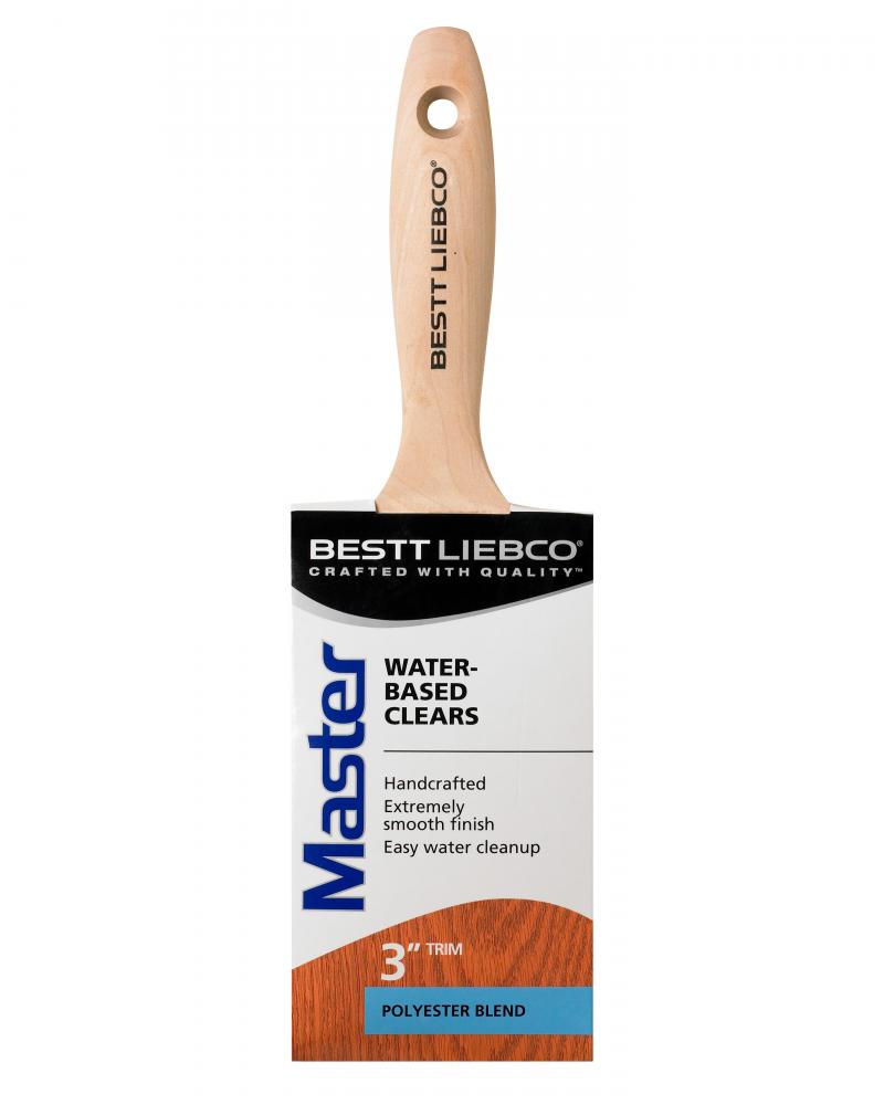 Bestt Liebco Master Water Based Clears Trim Brush, 3 in.<span class=' ItemWarning' style='display:block;'>Item is usually in stock, but we&#39;ll be in touch if there&#39;s a problem<br /></span>