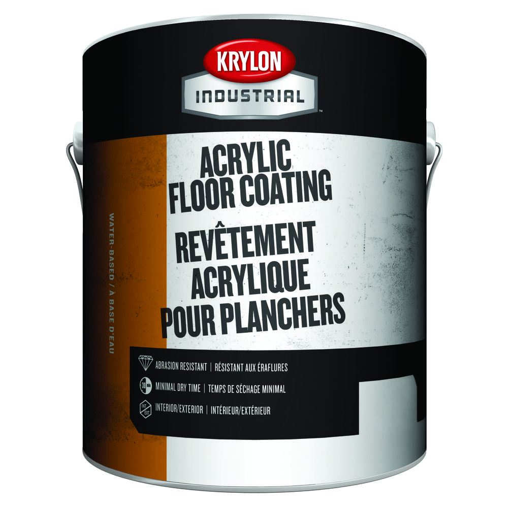 Krylon Industrial Acrylic Floor Coating, Neutral Base, 1 Gallon<span class=' ItemWarning' style='display:block;'>Item is usually in stock, but we&#39;ll be in touch if there&#39;s a problem<br /></span>