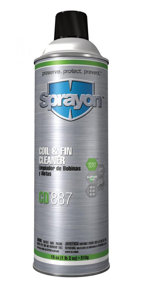 Sprayon CD887 Coil & Fin Cleaner, 18 oz.<span class=' ItemWarning' style='display:block;'>Item is usually in stock, but we&#39;ll be in touch if there&#39;s a problem<br /></span>