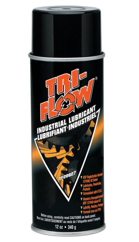 Tri-Flow Industrial Lubricant Aerosol, 12 oz.<span class=' ItemWarning' style='display:block;'>Item is usually in stock, but we&#39;ll be in touch if there&#39;s a problem<br /></span>