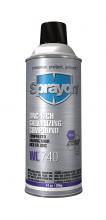 White Lightning SC0740000 - Sprayon WL740 Zinc-Rich Galvanizing Compound, Low Gloss, Medium Gray, 14 oz.