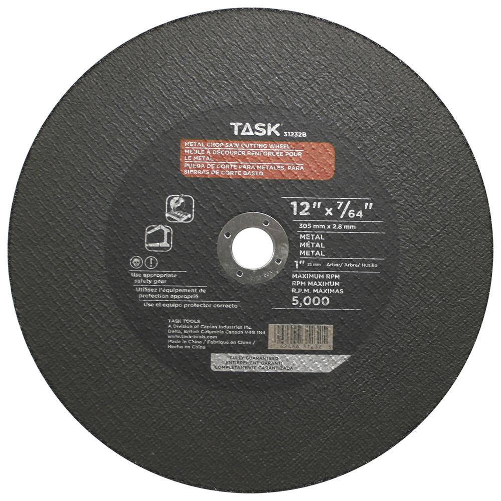 12&#34; x 7/64&#34; 1&#34; Arbor Double Reinforced Metal Chop Saw Wheel - Bulk<span class=' ItemWarning' style='display:block;'>Item is usually in stock, but we&#39;ll be in touch if there&#39;s a problem<br /></span>