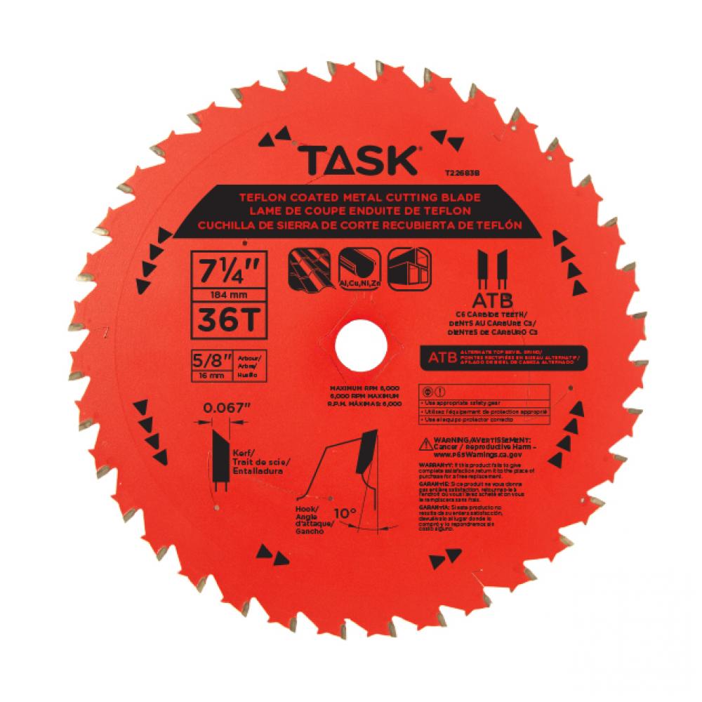 7-1/4&#34; 36T TEFLON COATED WOOD AND METAL BLADE - BULK<span class=' ItemWarning' style='display:block;'>Item is usually in stock, but we&#39;ll be in touch if there&#39;s a problem<br /></span>