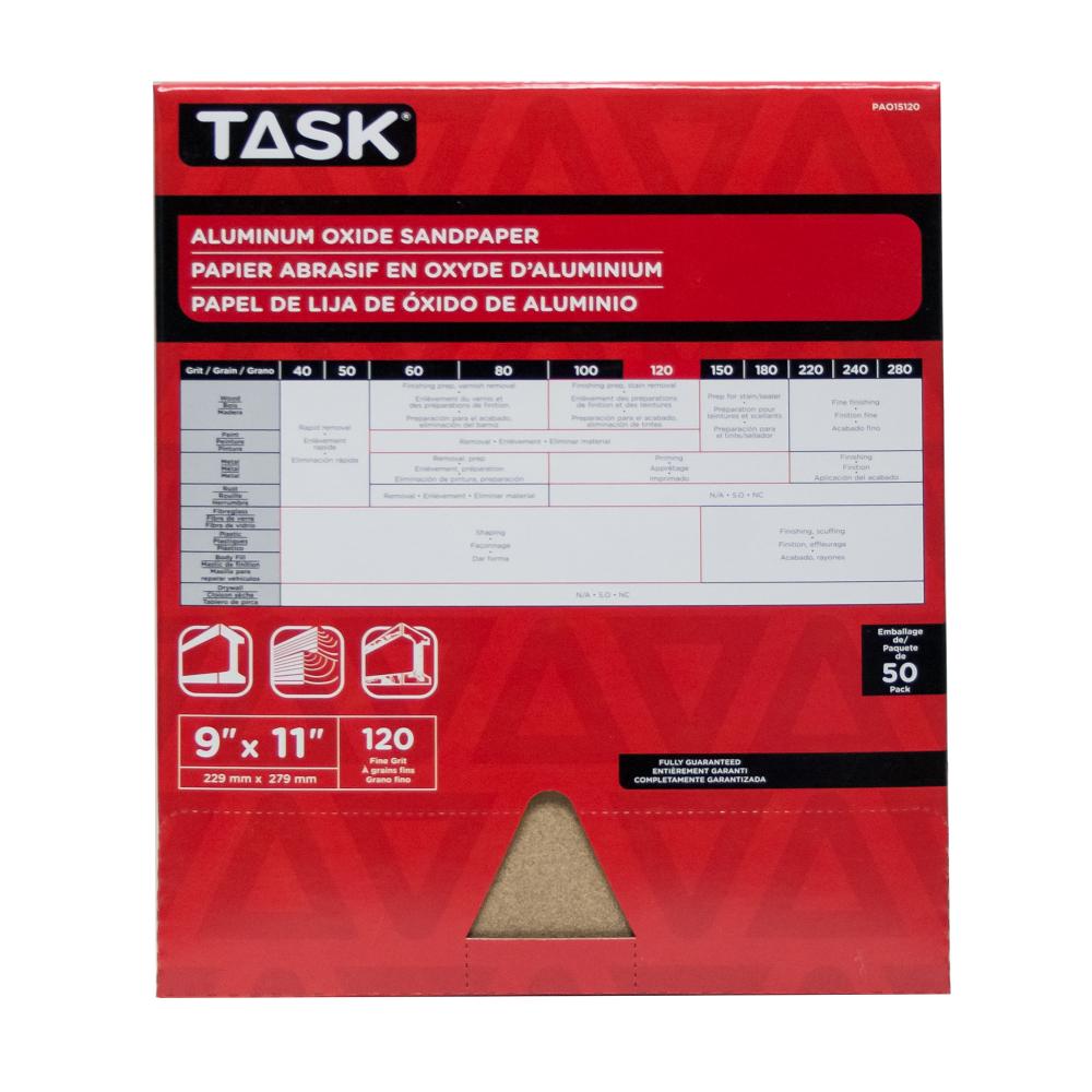 9&#34; x 11&#34; 120 Grit Fine Premium Aluminum Oxide Sandpaper - Bulk<span class=' ItemWarning' style='display:block;'>Item is usually in stock, but we&#39;ll be in touch if there&#39;s a problem<br /></span>