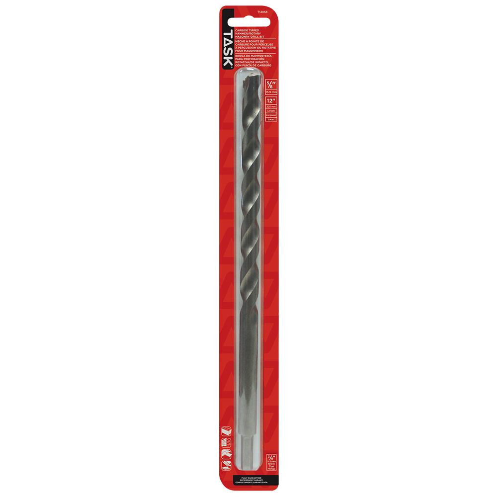 5/8&#34; Reduced Shank (3/8&#34;) 12&#34; Long Rotary Percussion Masonry Drill Bit<span class=' ItemWarning' style='display:block;'>Item is usually in stock, but we&#39;ll be in touch if there&#39;s a problem<br /></span>