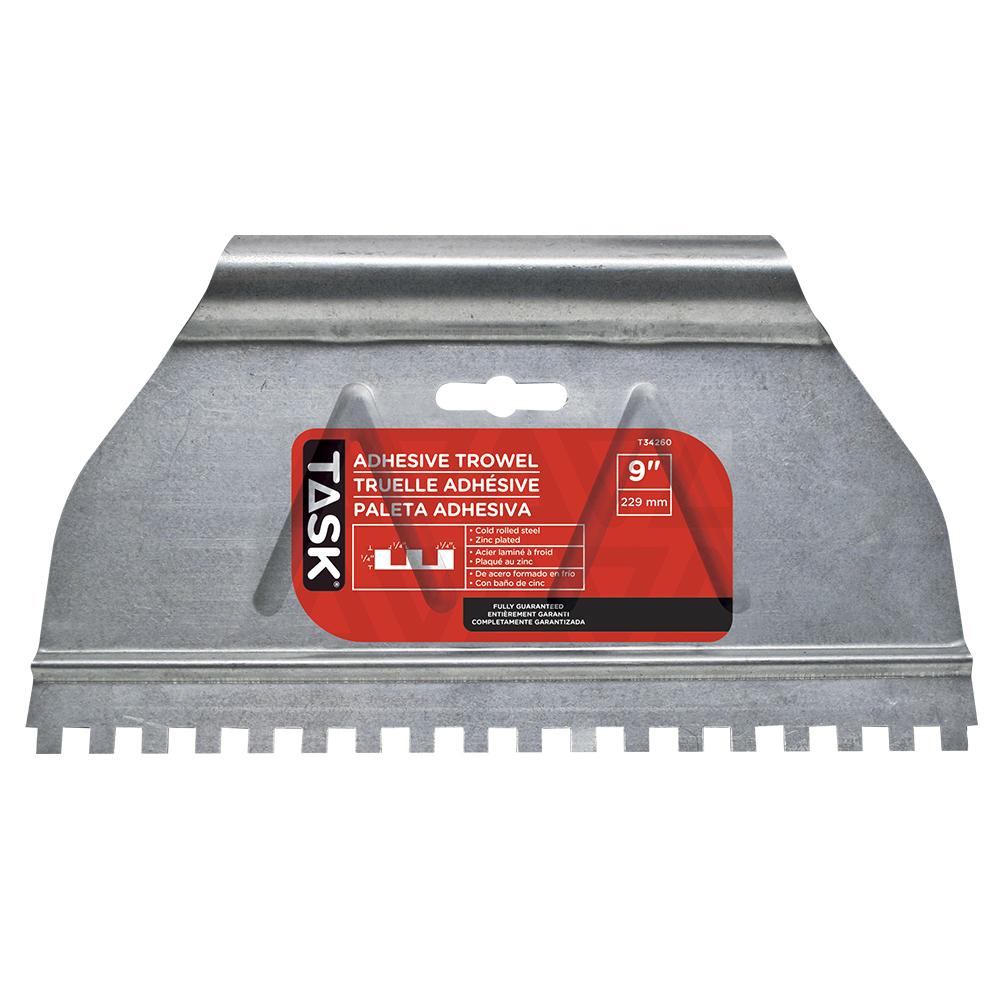 9&#34; (1/4&#34; x 1/4&#34; x 1/4&#34;) Square Notch Adhesive Spreader<span class=' ItemWarning' style='display:block;'>Item is usually in stock, but we&#39;ll be in touch if there&#39;s a problem<br /></span>