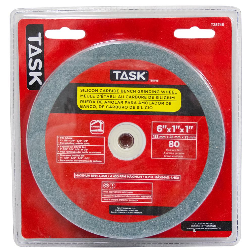 6&#34; x 1&#34; 80 Grit 1&#34; Arbor 6&#34; x 1&#34; x 1&#34; arb - Silicon Carbide Grinding Wh-Med.<span class=' ItemWarning' style='display:block;'>Item is usually in stock, but we&#39;ll be in touch if there&#39;s a problem<br /></span>