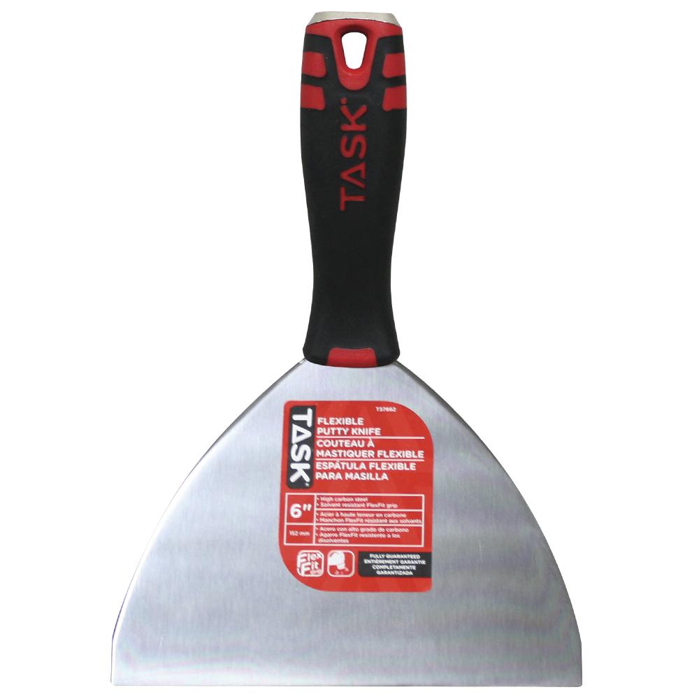 6&#34; Flexible High Carbon Steel Putty Knife with FlexFit Grip & Hammer Cap<span class=' ItemWarning' style='display:block;'>Item is usually in stock, but we&#39;ll be in touch if there&#39;s a problem<br /></span>
