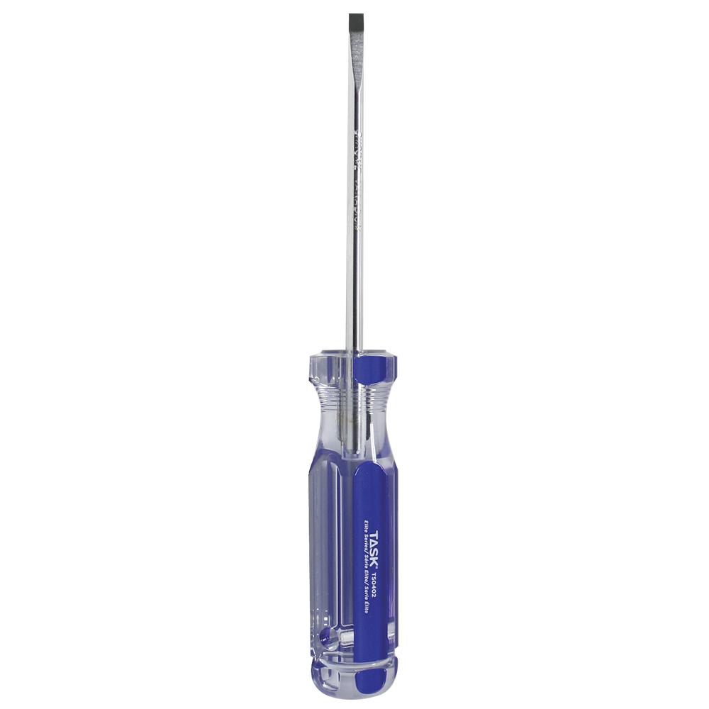 3/16&#34; Slotted 4&#34; Elite Acetate Hard Grip Screwdriver with Electrician Tip - Bulk<span class=' ItemWarning' style='display:block;'>Item is usually in stock, but we&#39;ll be in touch if there&#39;s a problem<br /></span>