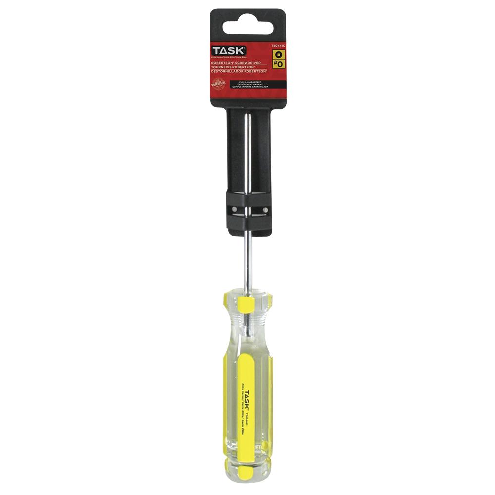 #0 Robertson® 4&#34; Elite Acetate Hard Grip Screwdriver<span class=' ItemWarning' style='display:block;'>Item is usually in stock, but we&#39;ll be in touch if there&#39;s a problem<br /></span>